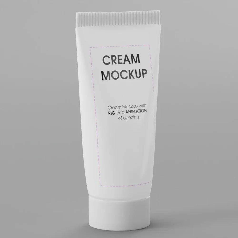 Cream Tube Mockup