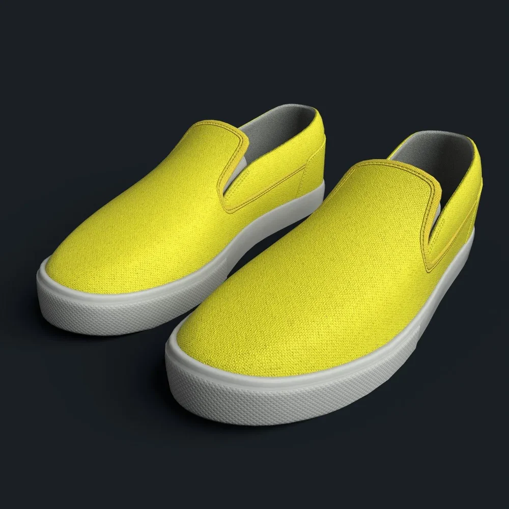 Yellow Slip-On Sneaker