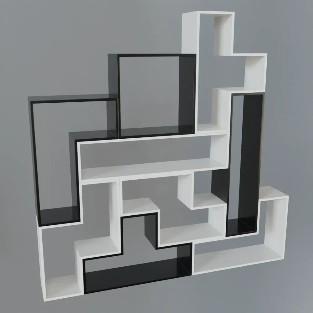 Modern Tetris Shelf