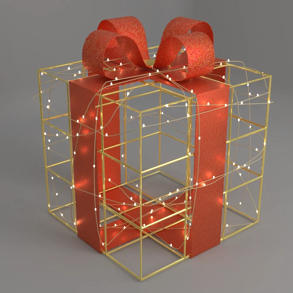 Led Gift Box Decoration