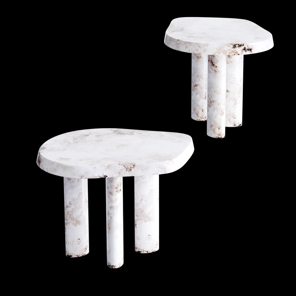 Stahl+Band Table White