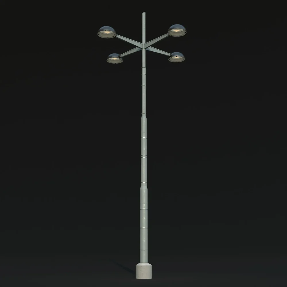 Vienna Quad Lamp – Urban Streetlight