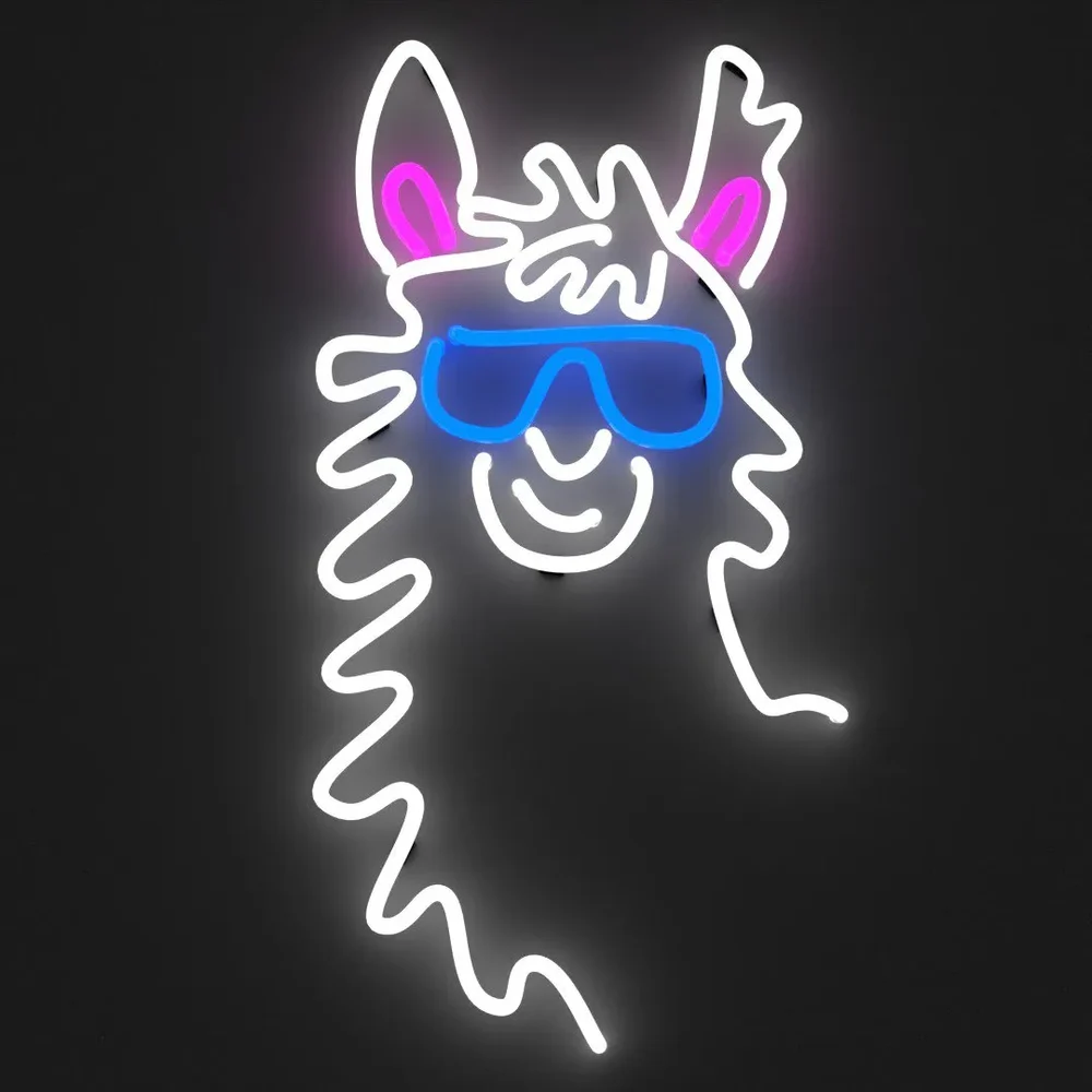 Alpaca Llama Neon Light Sign