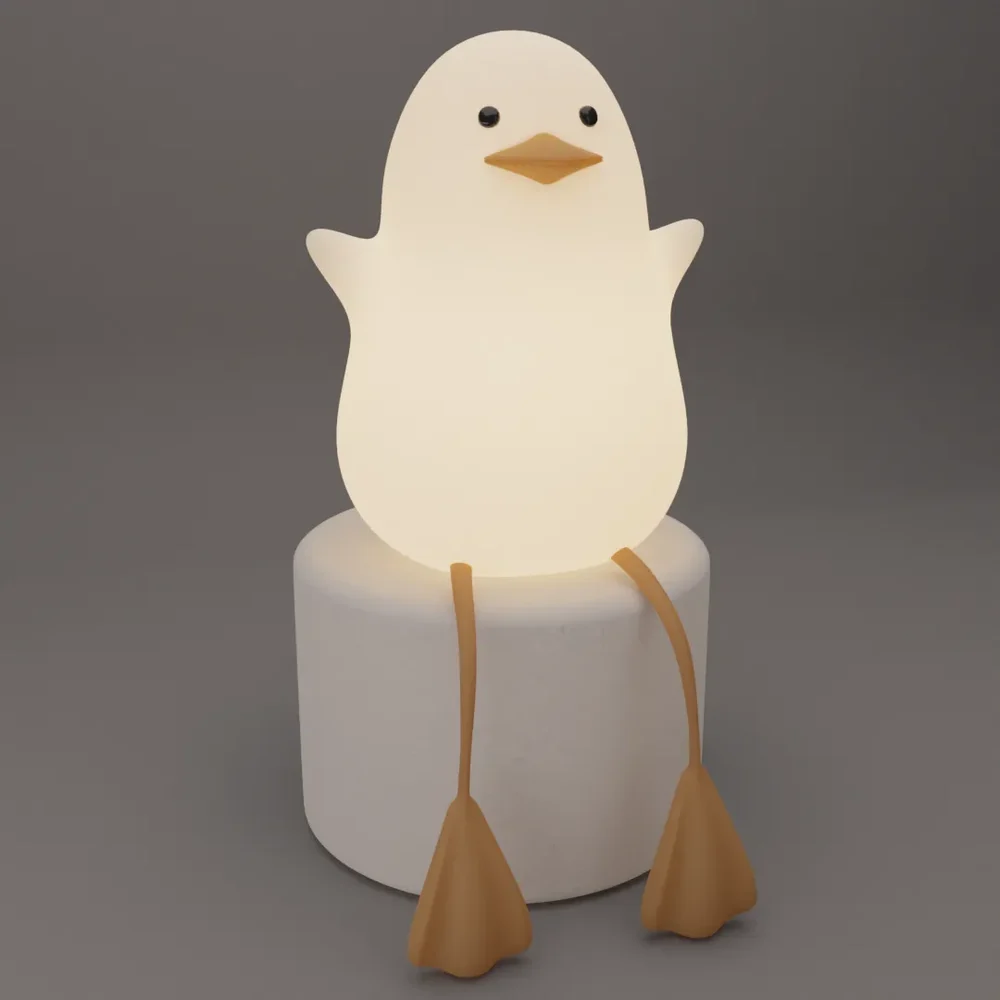 Lamp Duck Led Silicone Toy Light