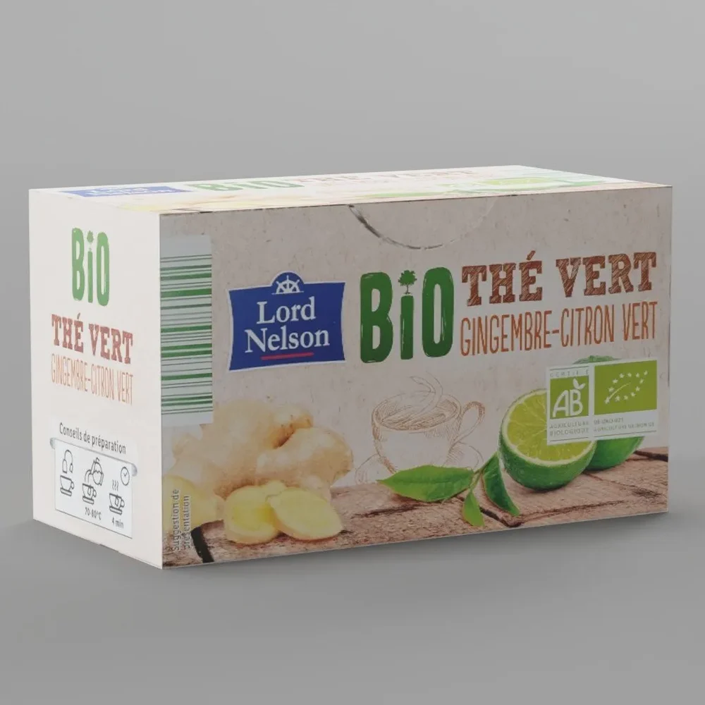 Lord Nelson Thé Vert Bio Box