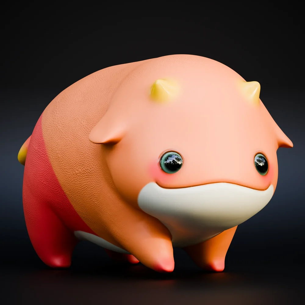 Hippo Creature (Rigged)