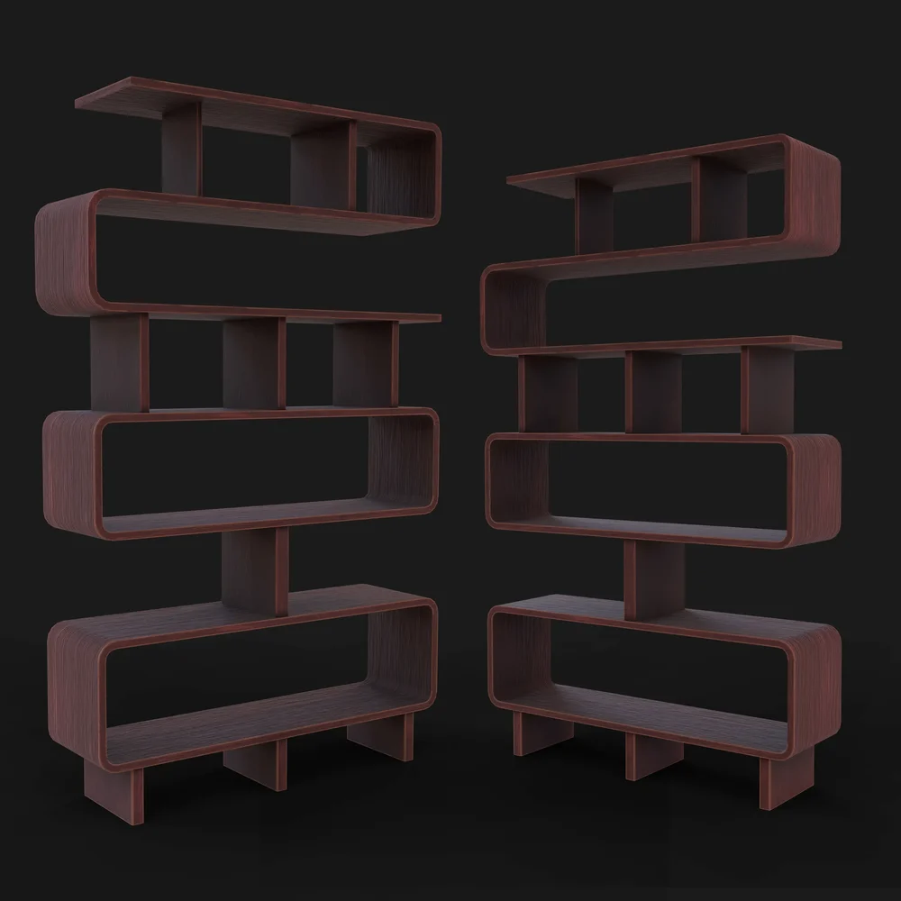 Stylized Bookcase