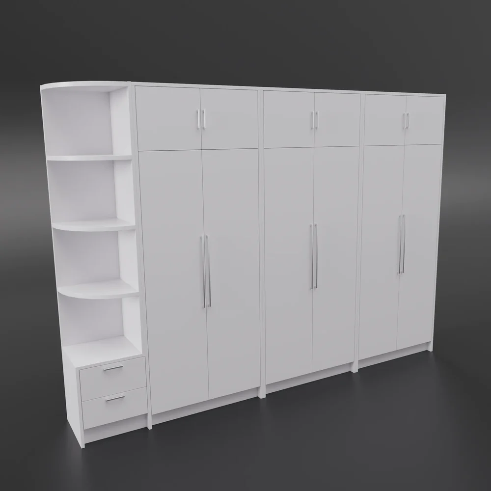 Large White Wardrobe