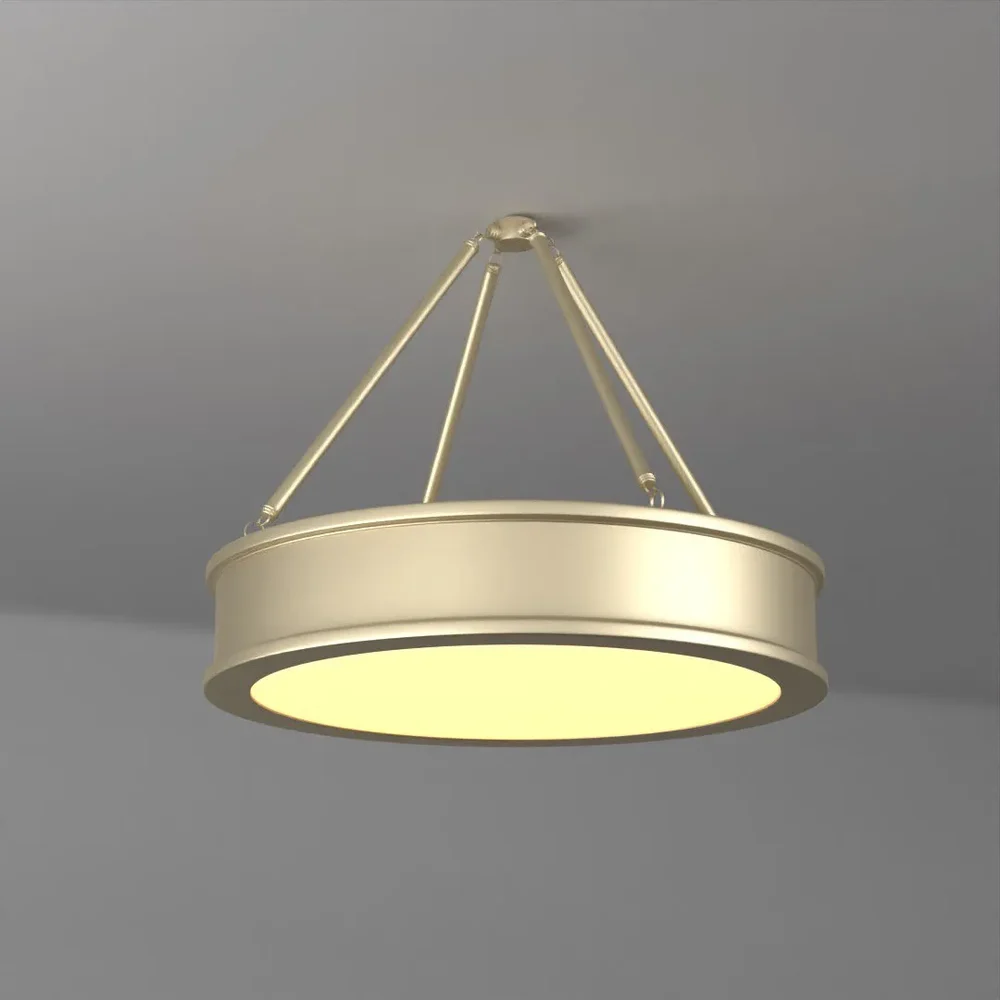 Pancake Hanging Pendant Light