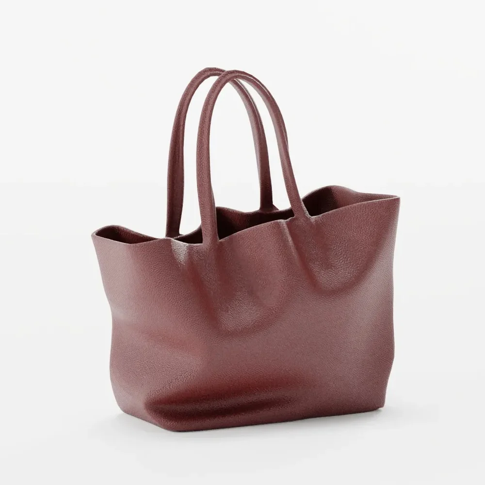 Redish Leather Tote