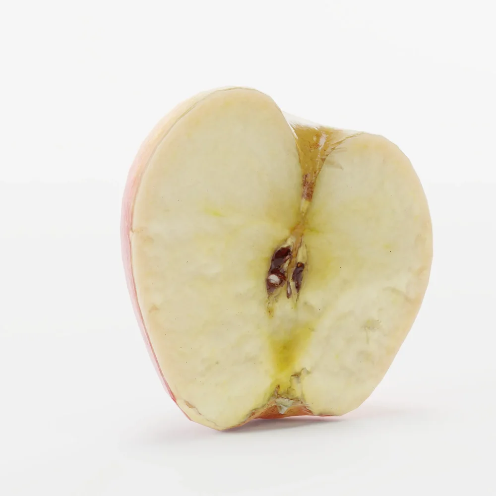 Fresh Half Apple Photoscan