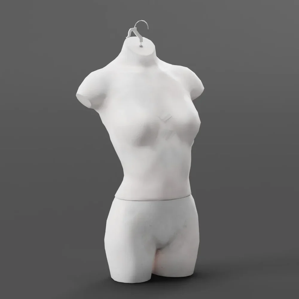 Male Torso Anatomy Study Sculpted In Blender