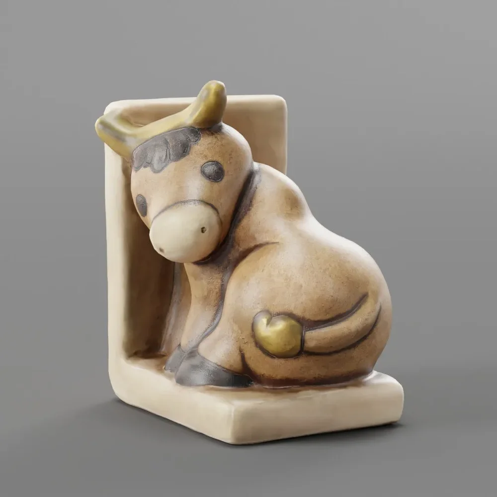 Bull Thun Bookend 3d Scan