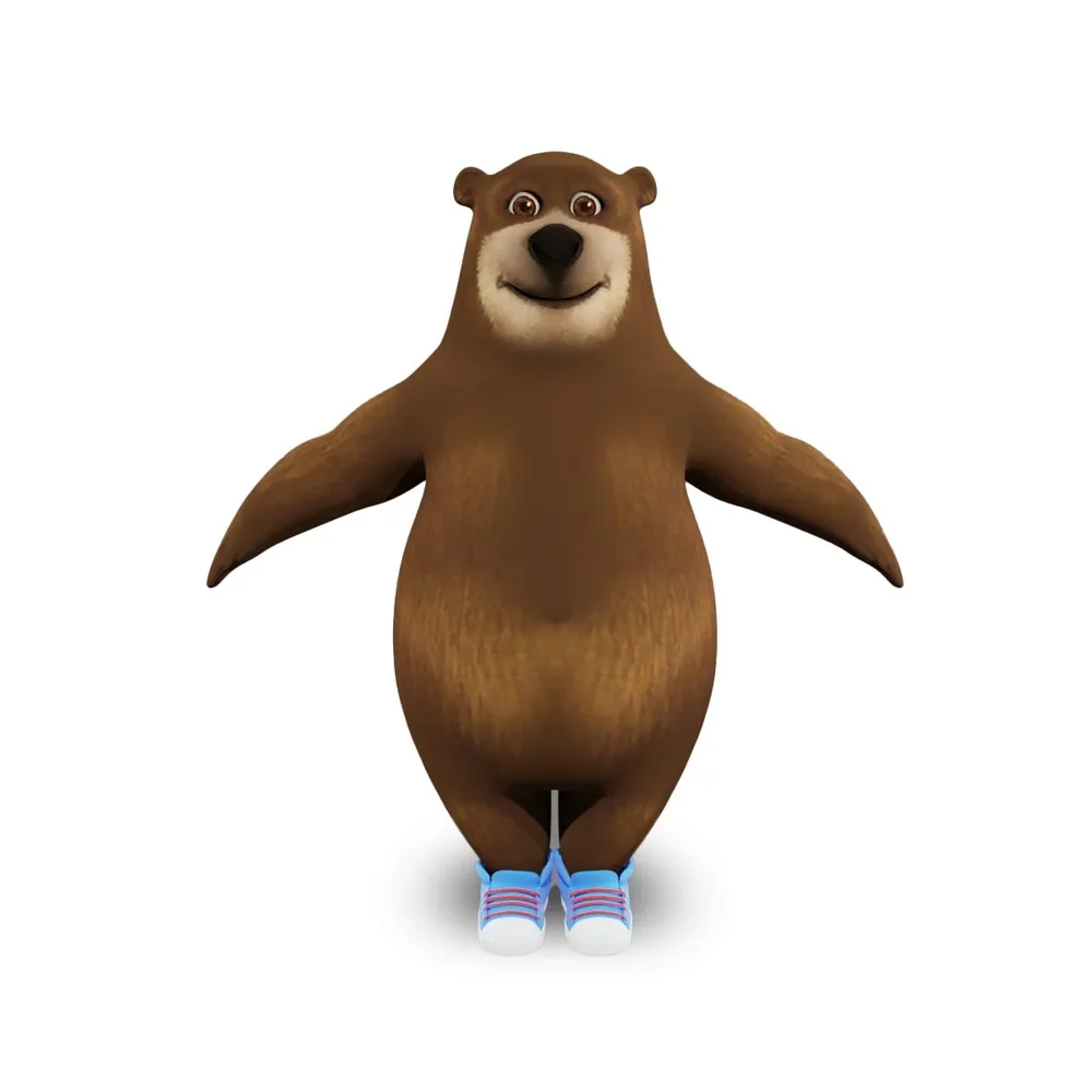 Bear In Sneakers