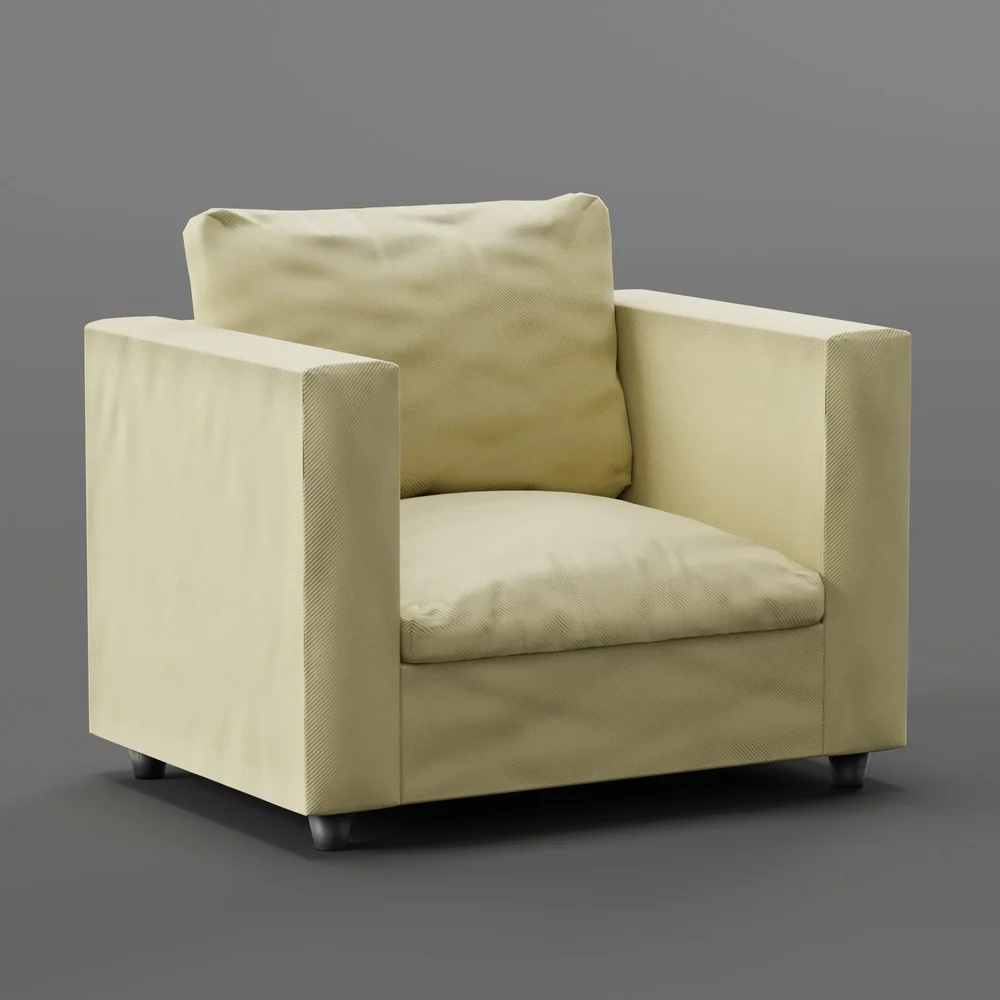 Square Arm Chair