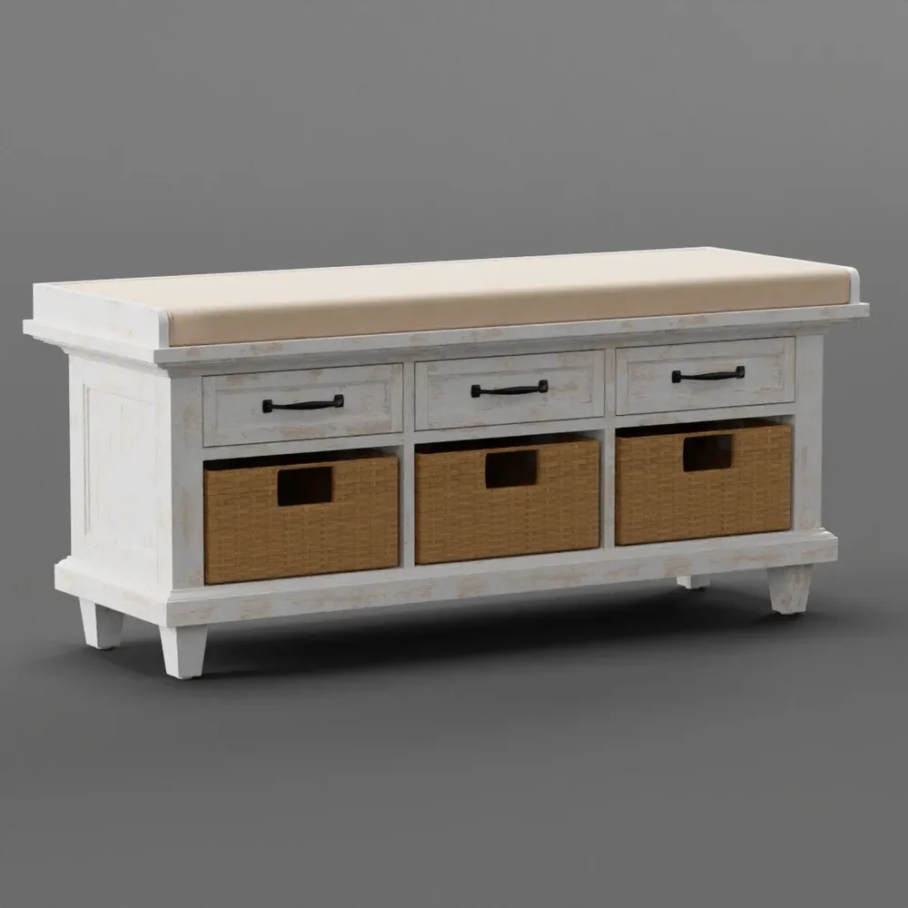 Bench With Drawers