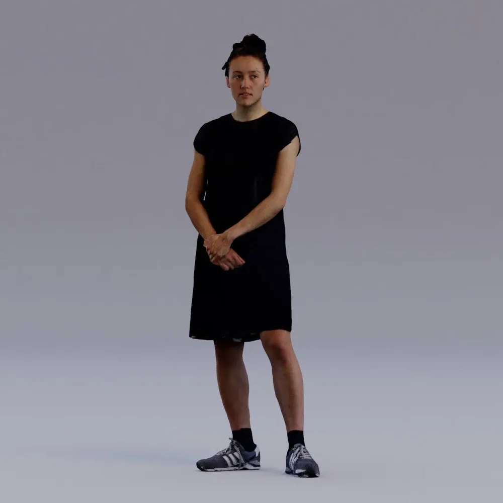 3d Soul - Standing Young Girl - Rachel