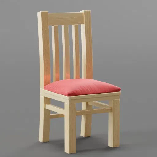 African Chair Light With Cushion