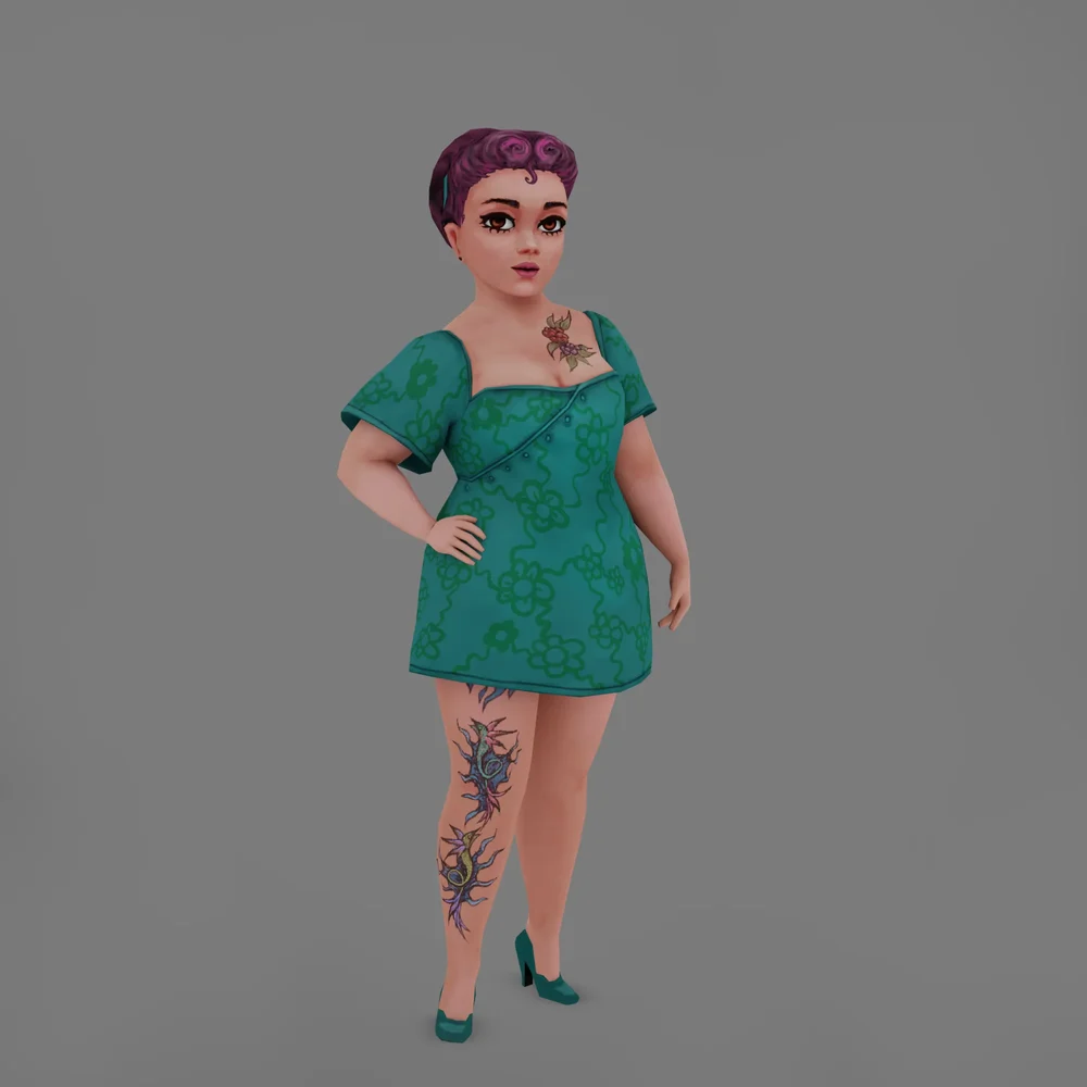 Vintage Style Girl