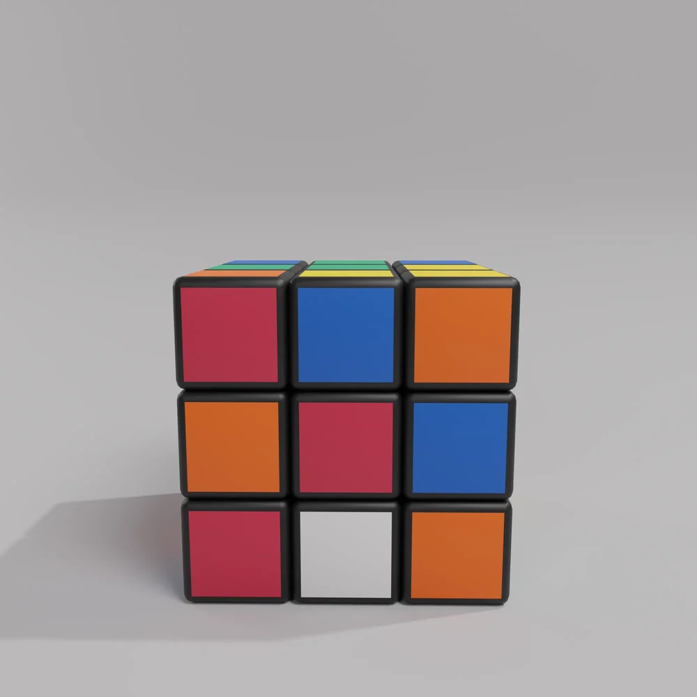 Unsolved Rubik Cube