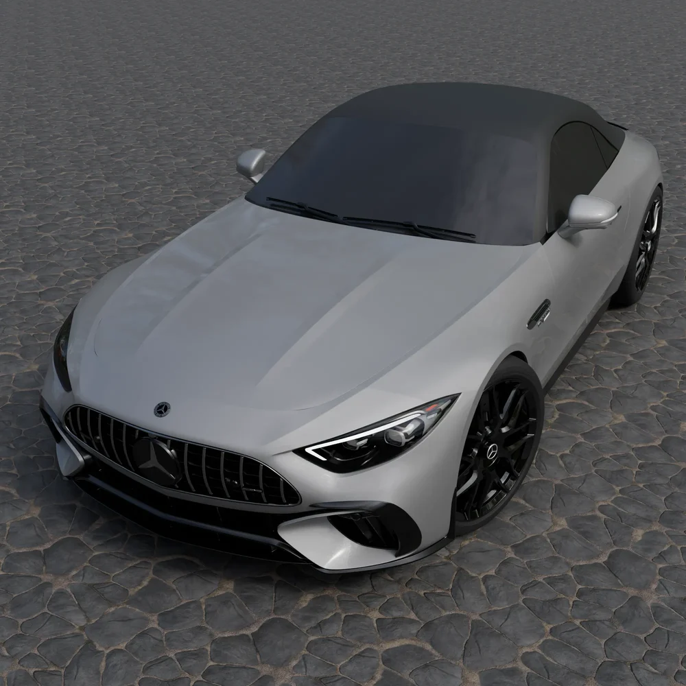 Mercedes Sl63 Amg(Rigged)