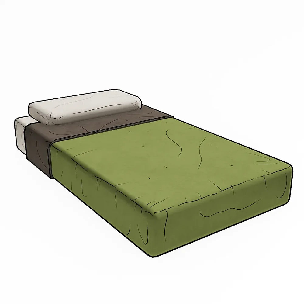 Bed - Cartoon Style