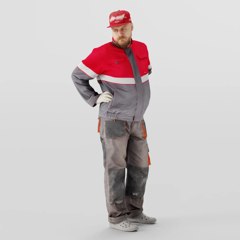 Hand-On-Hip Worker People