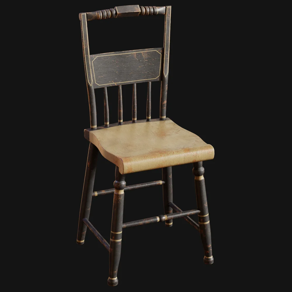 Antique Hitchcock Style Chair