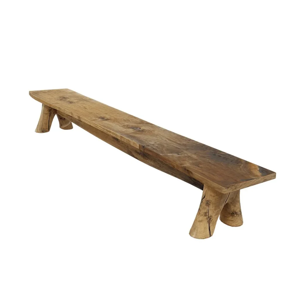 Rustic Wooden Bench