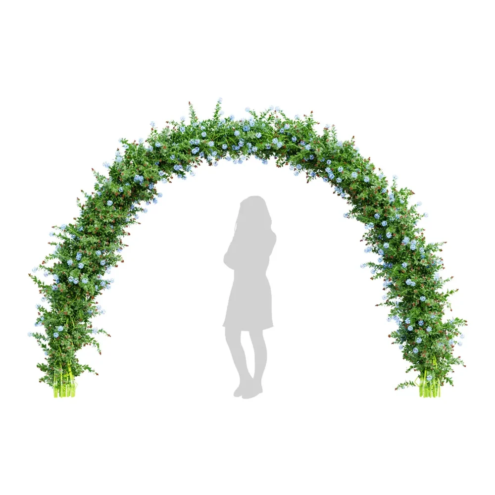 Fitowall Bush Decorative Blue