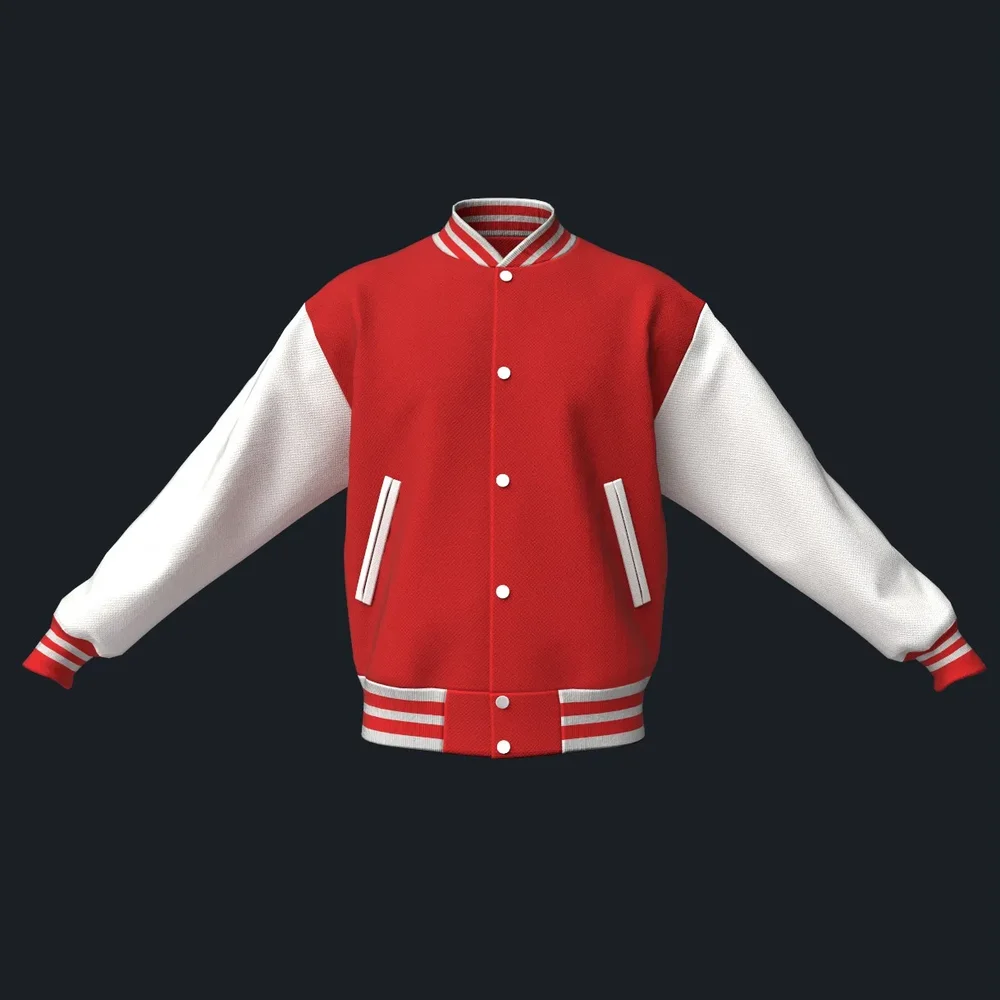 Red Varsity Jacket