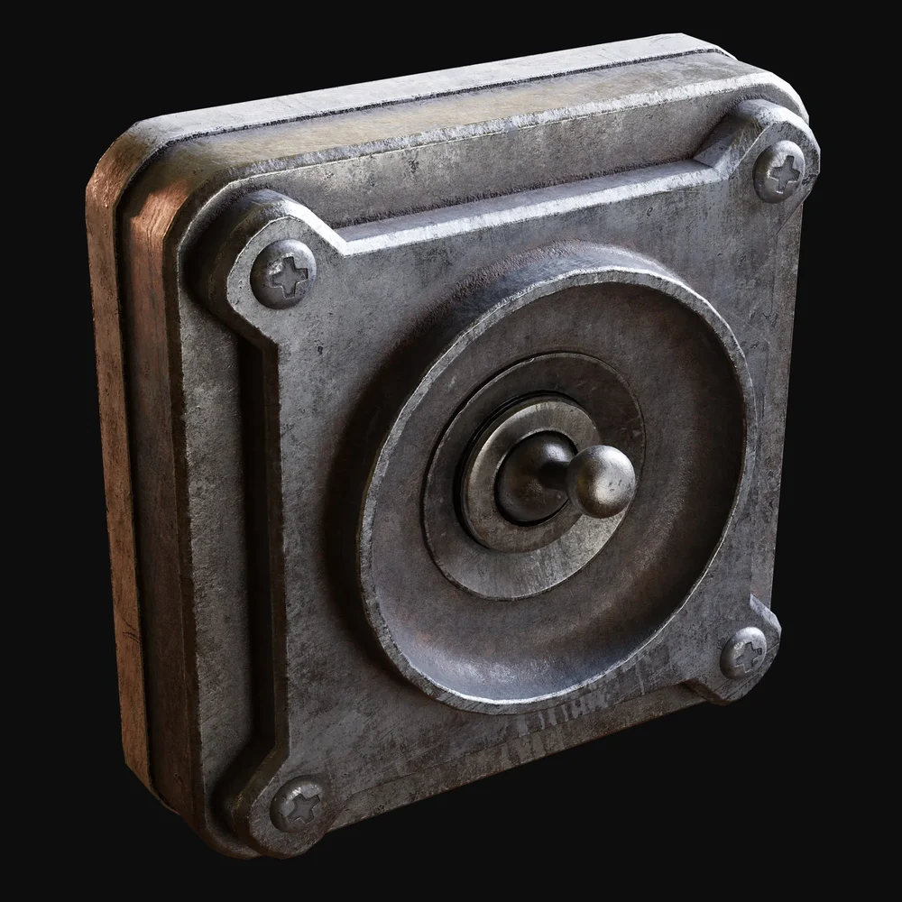 Vintage Industrial Light Switch