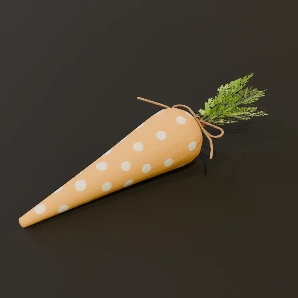 Easter Wrapped Carrot Polka