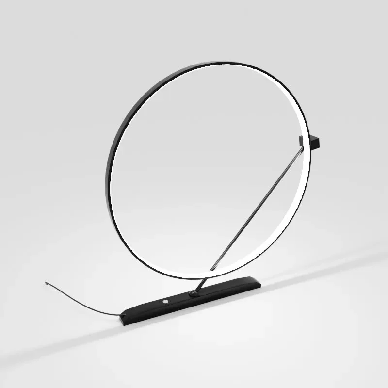 Dark Metal Table Lamp