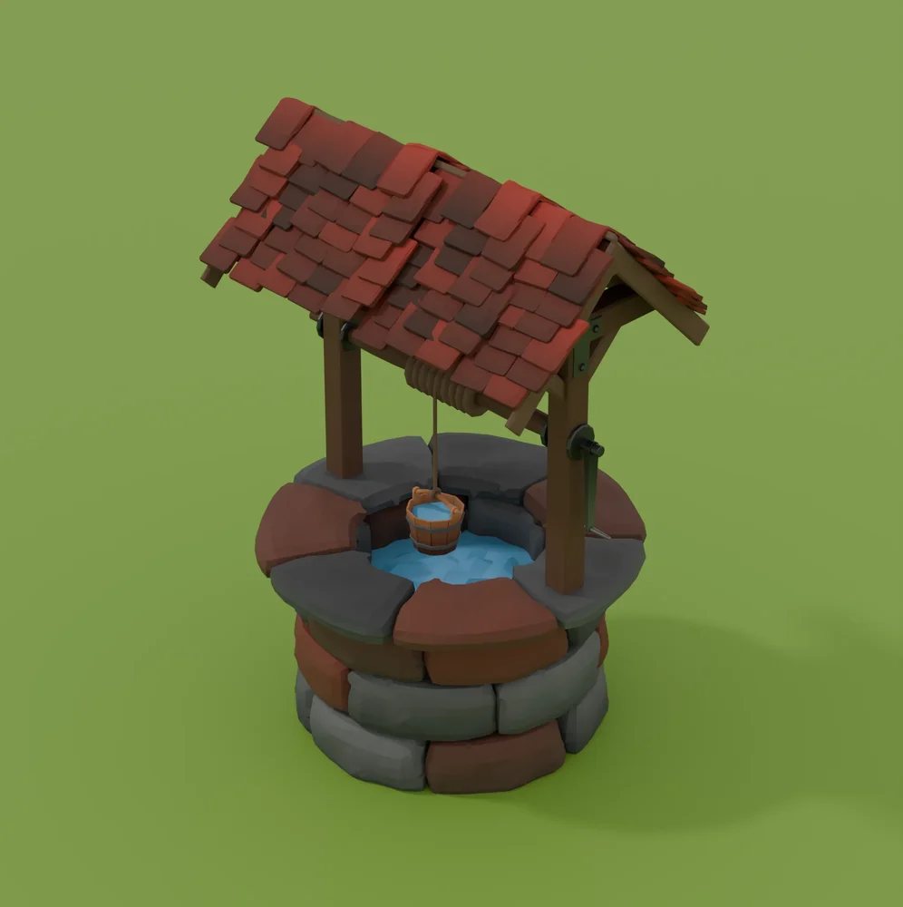 Low Poly Well