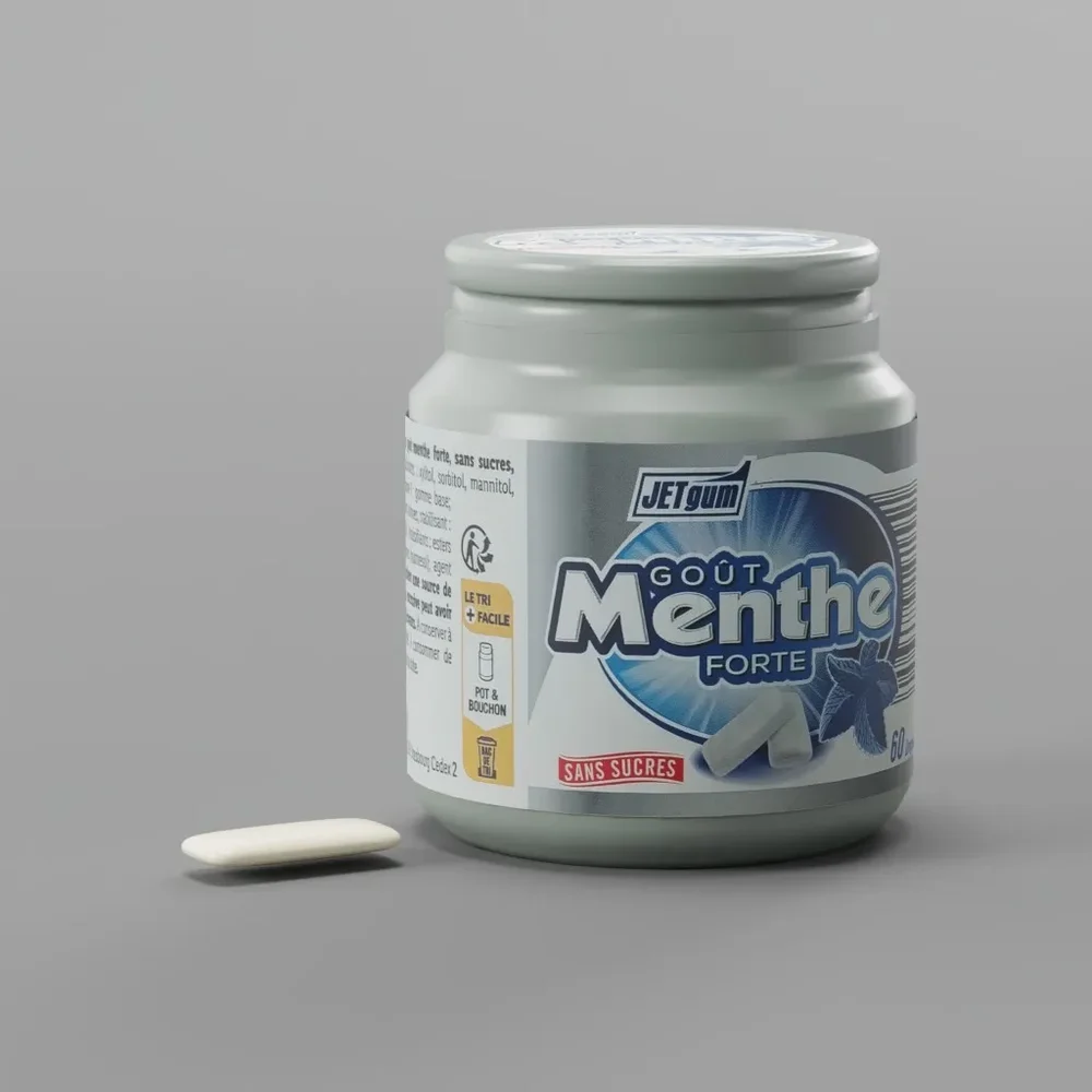 Jet Gum Gout Menthe Forte