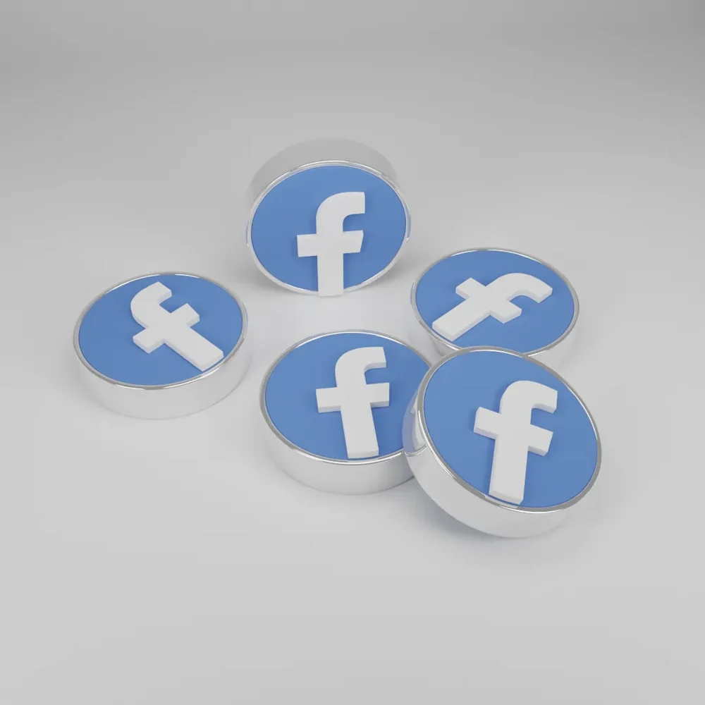 Facebook Logo Coin