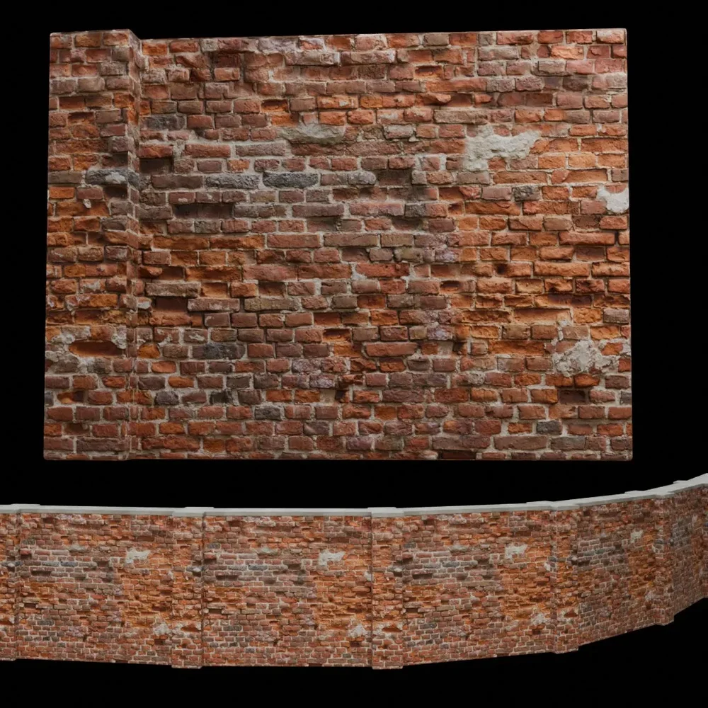 Modular Curved Concrete Wall
