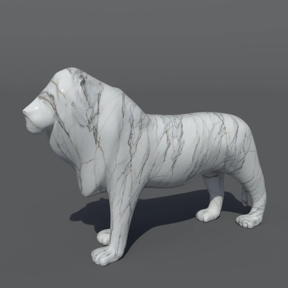 Lion Marble Statue
