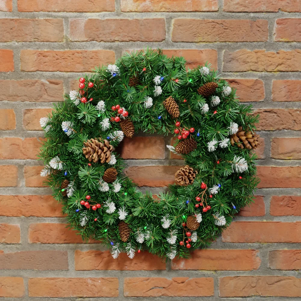 Christmas Wreath Decorated