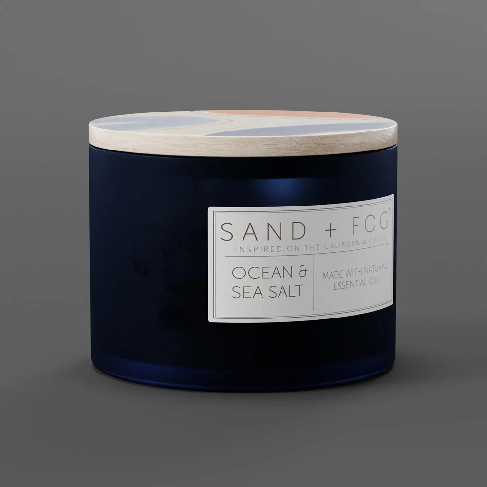 Sand And Fog Candle - Ocean & Sea Salt