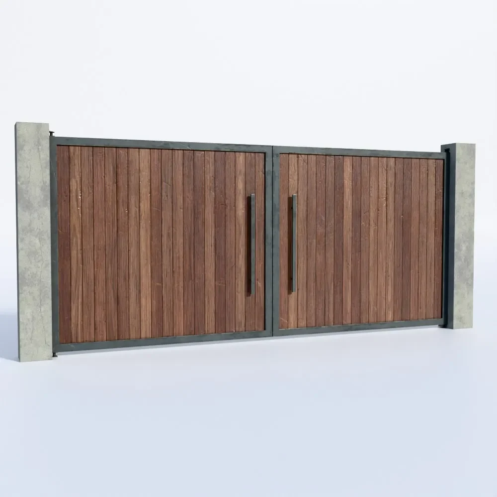 Wooden Slat Gate