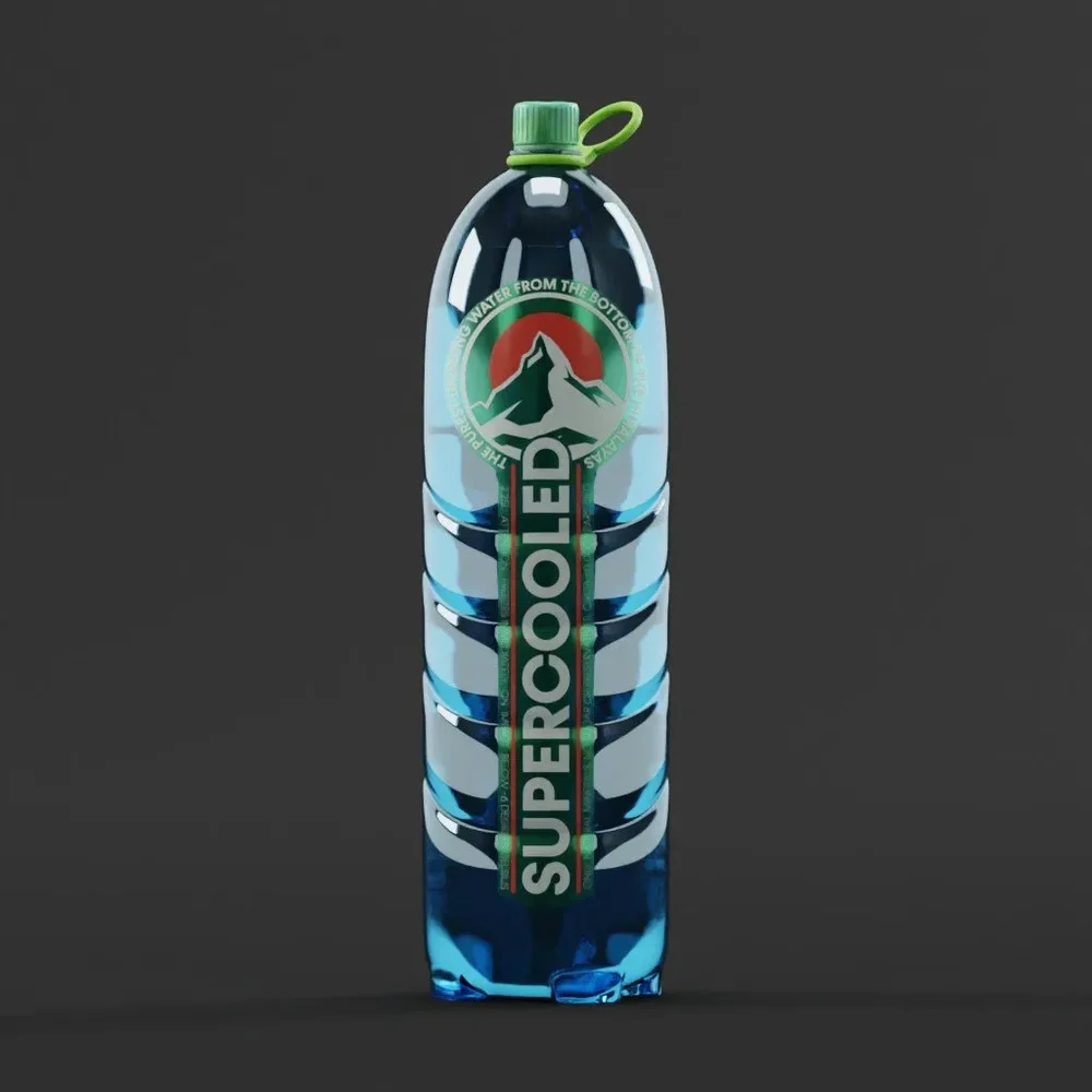 Supercooled Mineral Water