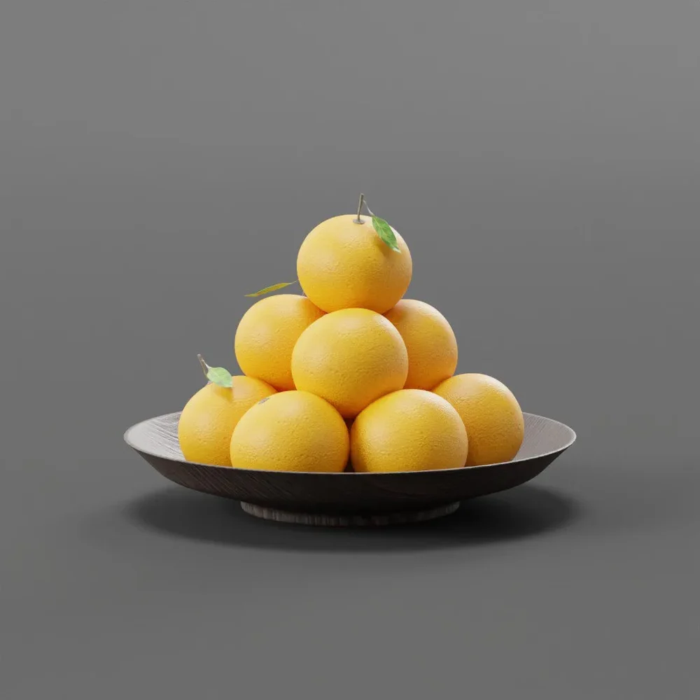 Bowl Of Oranges Pyramid