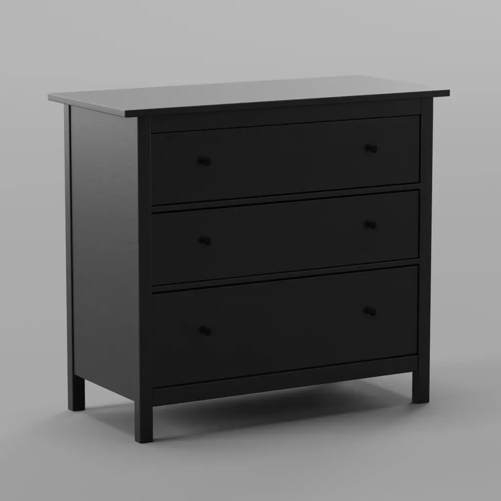 Ikea Hemnes Small Drawer Black