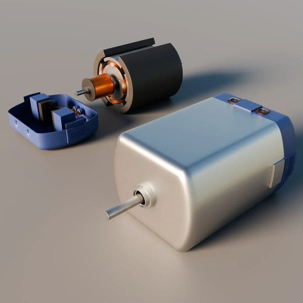 Battery-Powered Electric Motor