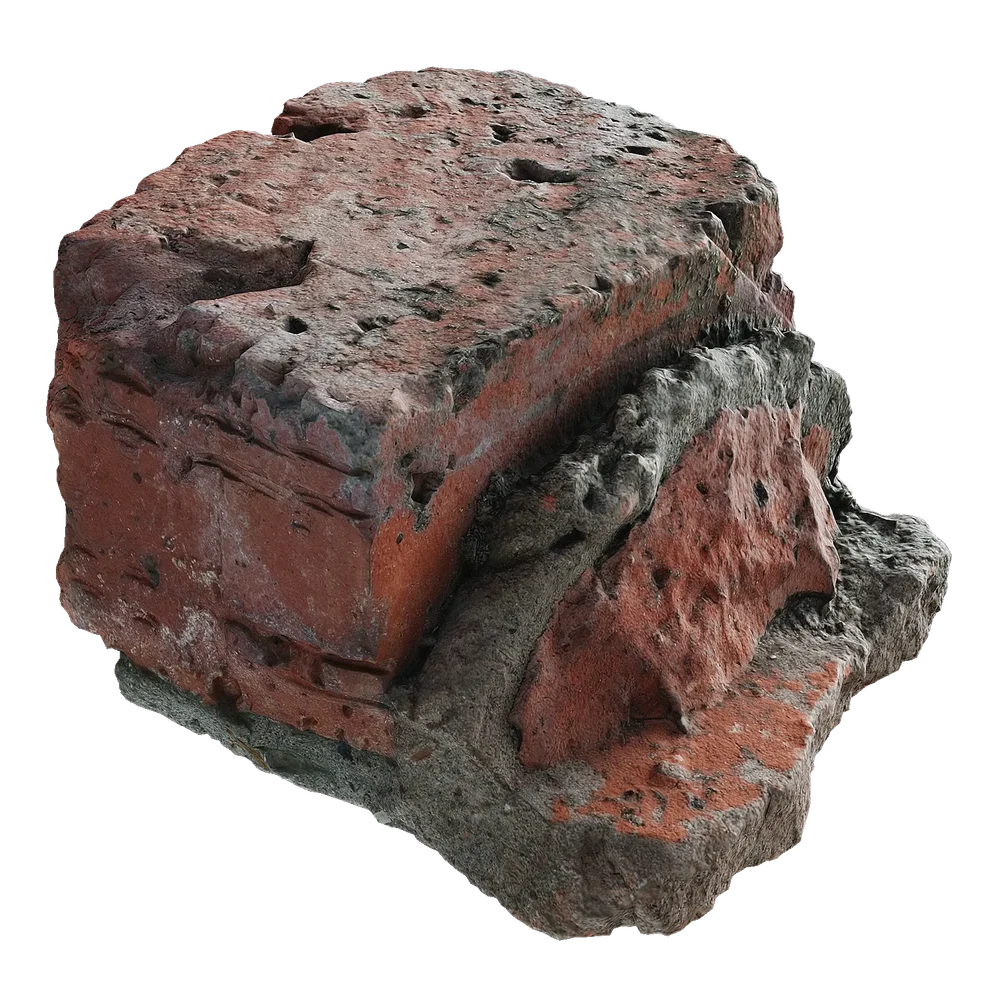 Small Piece Of Brick Wall Scan