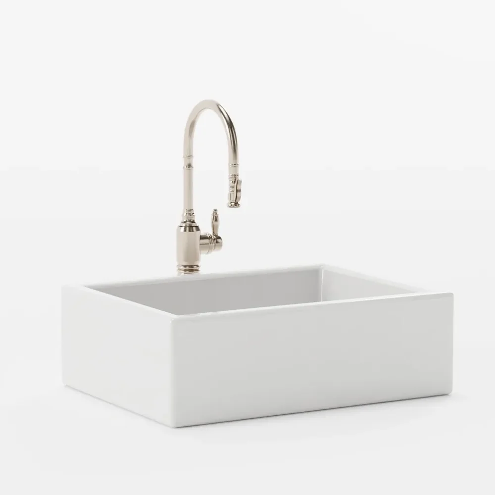 Ceramic Sink With Faucet
