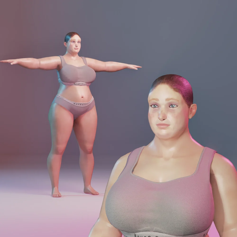 Plus Size Female Body Base