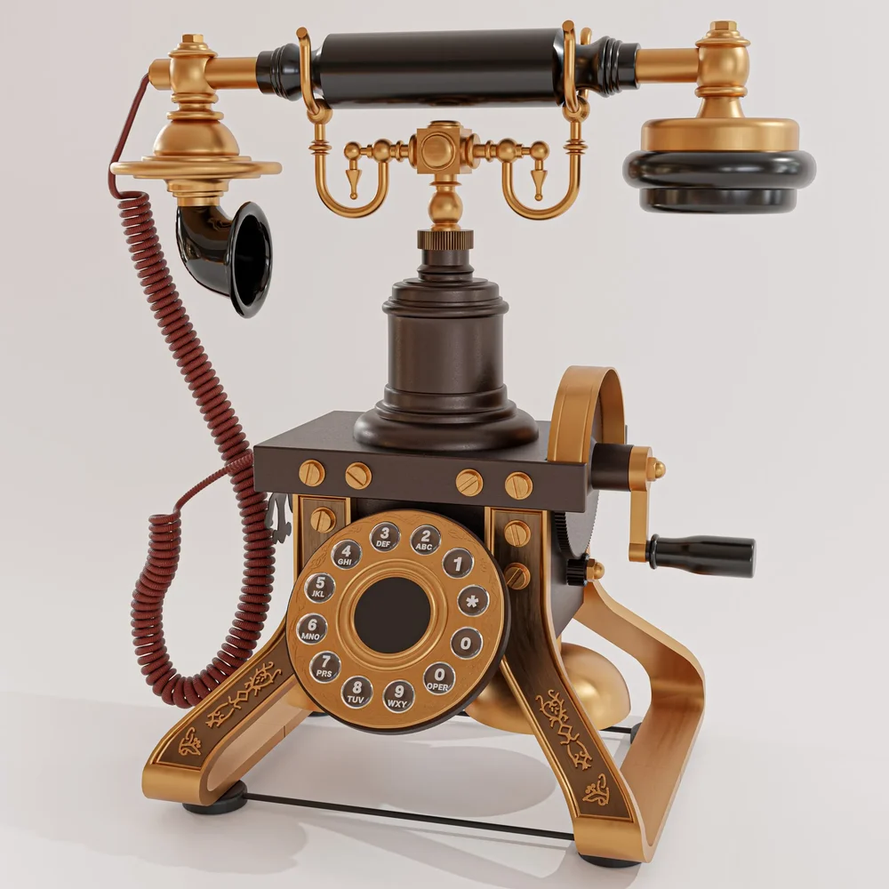 Old Wire Telephone